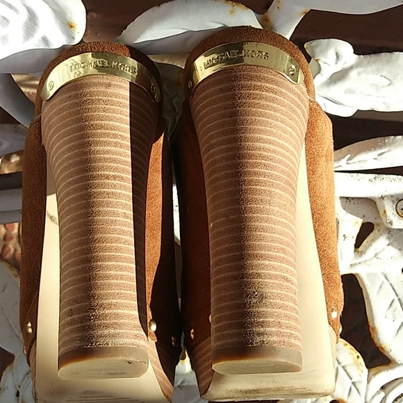 MICHAEL KORS PEEP TOE CLOGS 6M - Picture 10 of 16